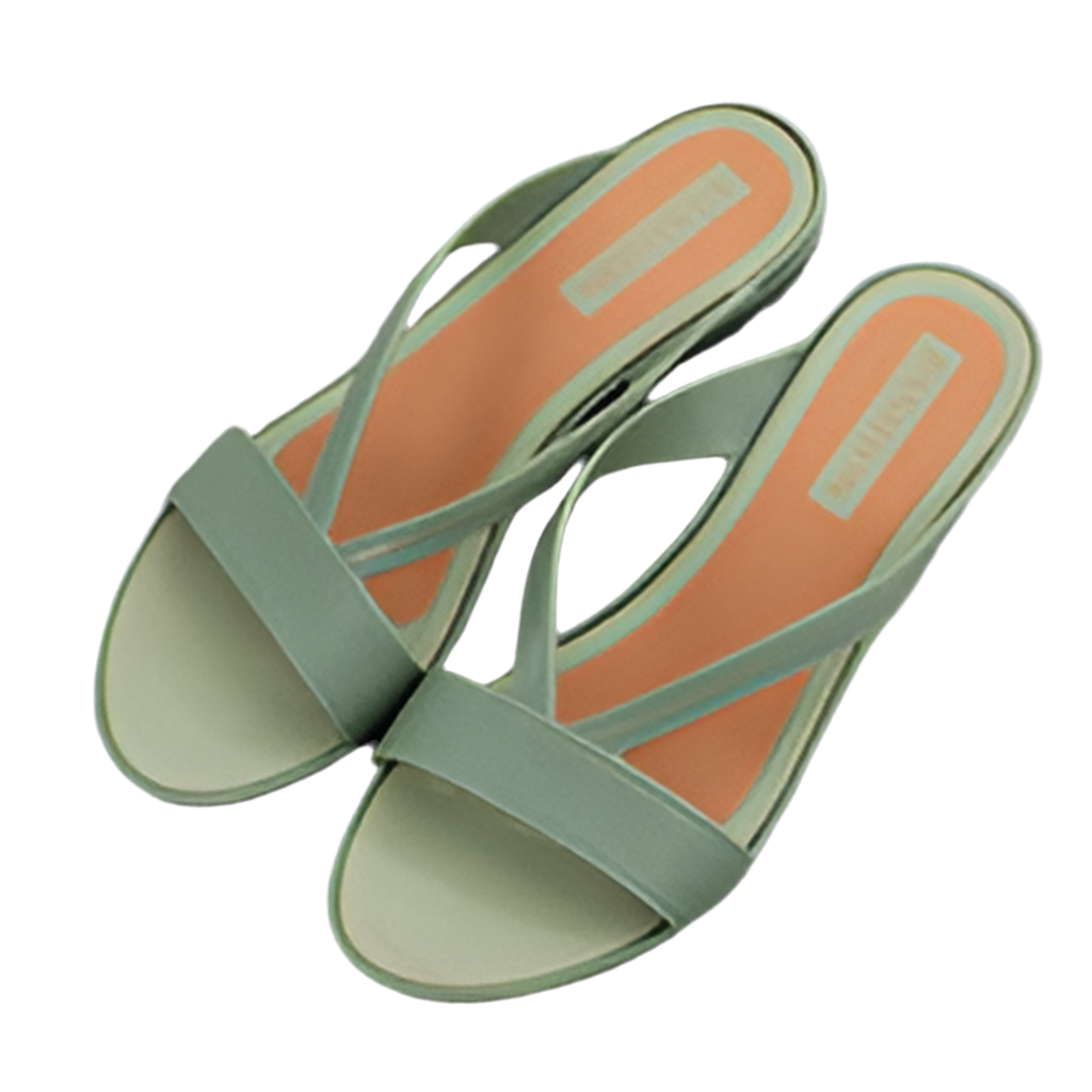 Neutral Cross-Strap Slide 
Women Footwear Sandals VTH10