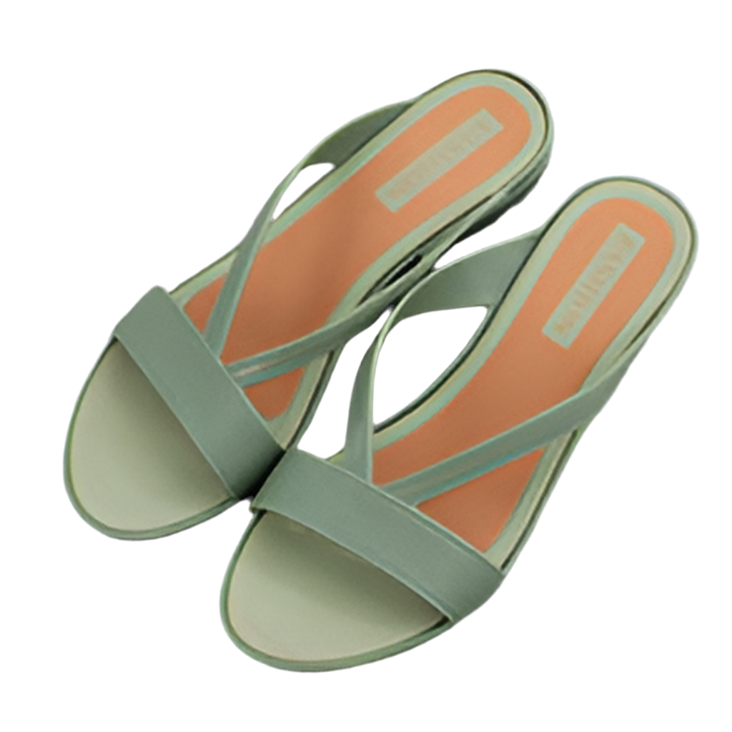 Neutral Cross-Strap Slide 
Women Footwear Sandals VTH10