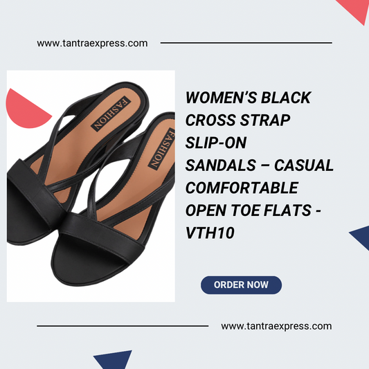 Neutral Cross-Strap Slide 
Women Footwear Sandals VTH10